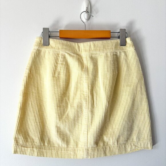Aritzia Wilfred Free Karmen Skirt Button Front Corduroy Mini Skirt Size 4 - Picture 2 of 5